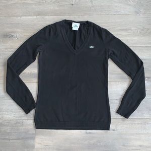 Lacoste Black Sweater Size 36 / Small